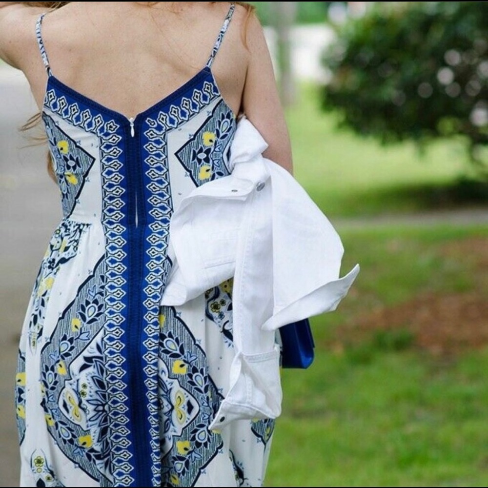 BANANA REPUBLIC MULTI-PRINT STRAPPY DRESS
COOL FLORAL🌷 - Picture 2 of 9